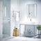 Anzzi Fellow 30" by 72" Frameless Hinged Shower Door in Brushed Nickel SD-AZ09-02BN - alternate 2